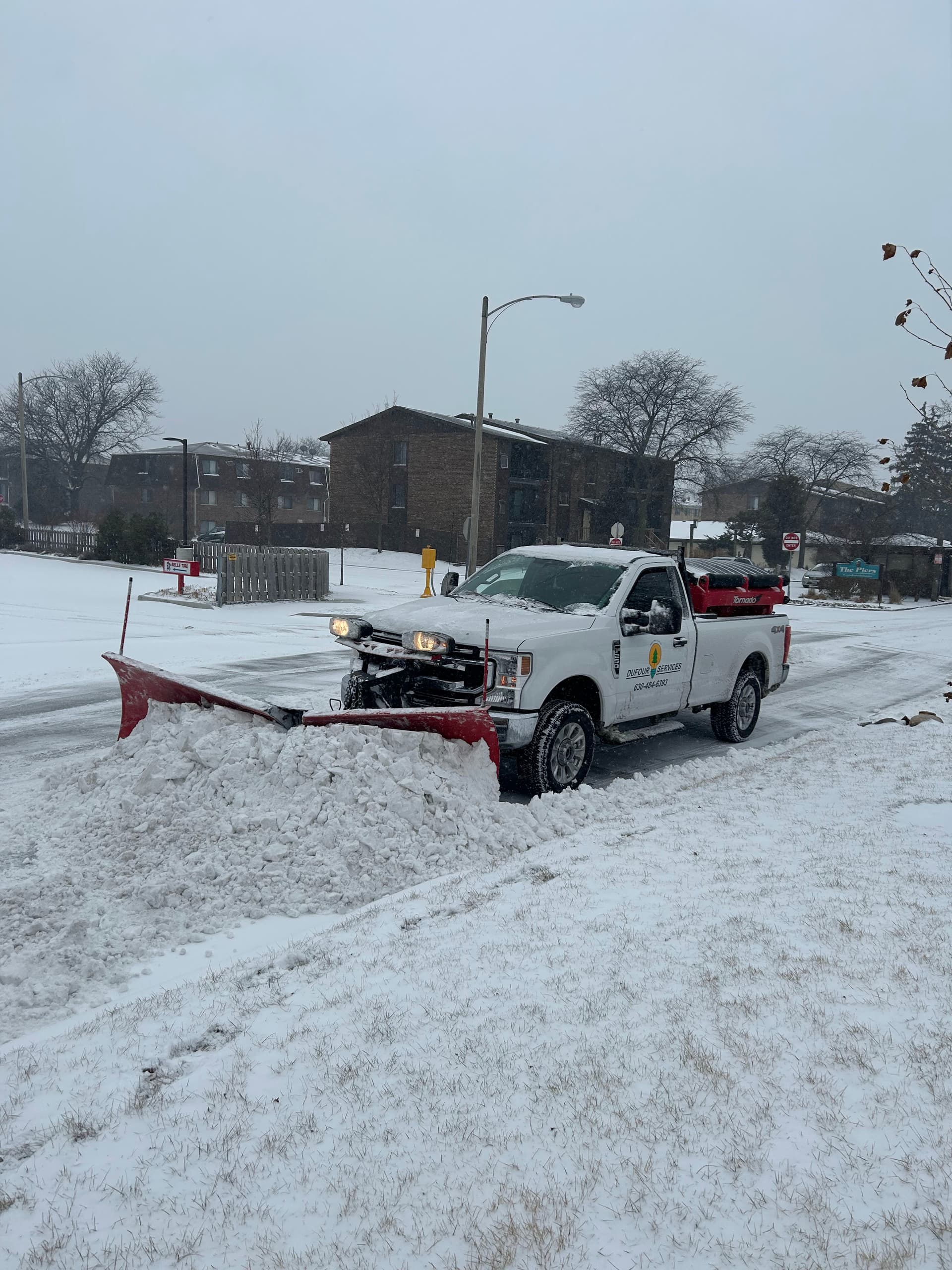 Snow Removal in Willowbrook — Dufour Services