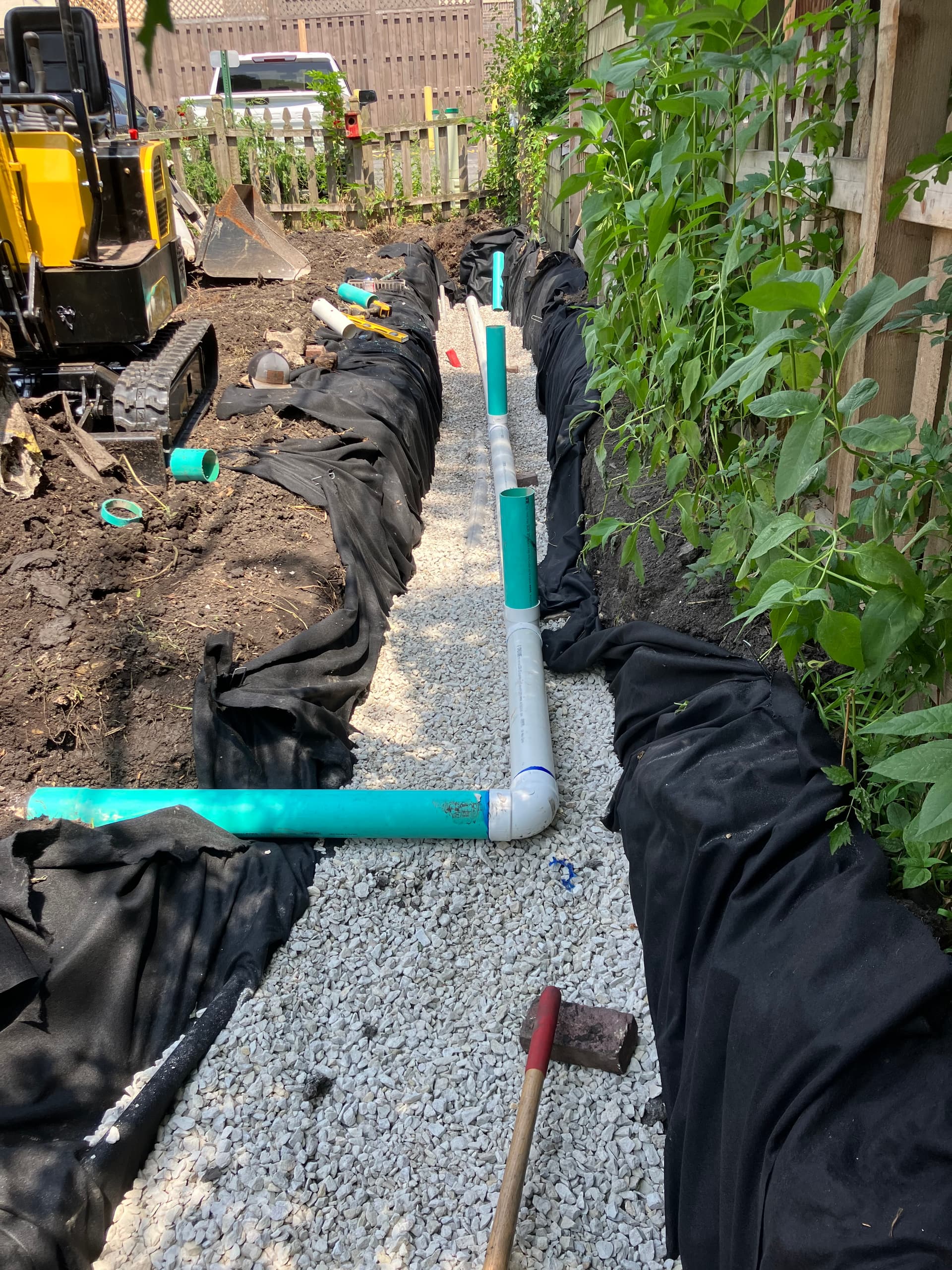 French Drain Installation