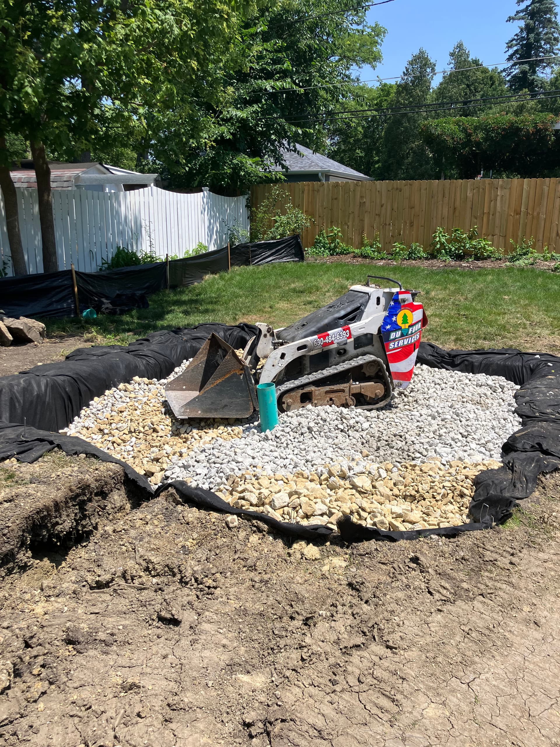 Dry well installation